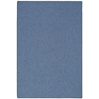 Snapstyle Feinschlingen Veloursteppich 160 x 160 cm Blau