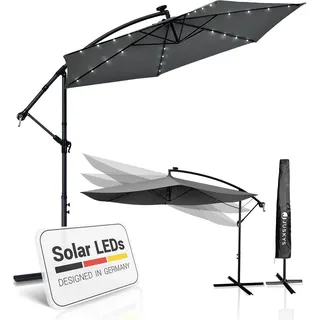 Juskys Brazil LED Ø 350 cm dunkelgrau