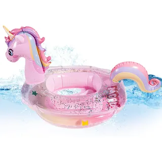 Einhorn Aufblasbar Schwimmring Baby Mit Schwimmsitz Schwimmhilfe Kinder Schwimmreifen Spielzeug Schwimmtier Swimming Float Aufblasbare Schwimmtiere Für 6 Monate - 3 Jahre Altes Baby