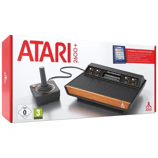 Atari 2600+ 10 Games Retro-Konsole Schwarz