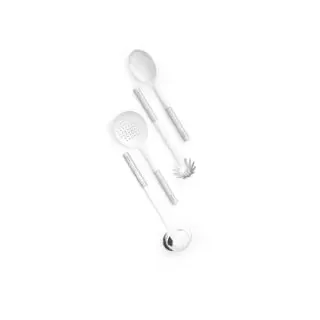 Brabantia Küchenutensilien Set 4-teilig Silber