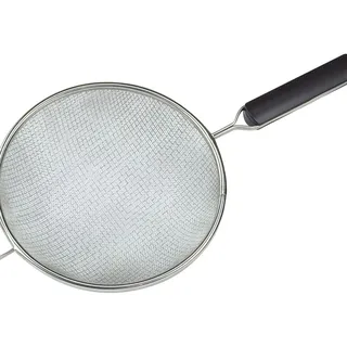 Ilsa Doppelsieb-Nudelsieb aus Edelstahl 18/10, Durchmesser 20 cm - Silber