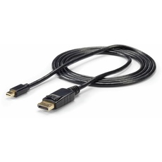 Bild von DisplayPort DisplayPort 1.2 Kabel - 4K x 2K UHD Mini DisplayPort auf DisplayPort Adapter Kabel - Mini DP zu DP vergoldet 4Kx2K schwarz