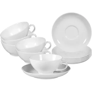 SELTMANN WEIDEN Teetasse mit Untertasse 0,14 l Weiß 6 St.
