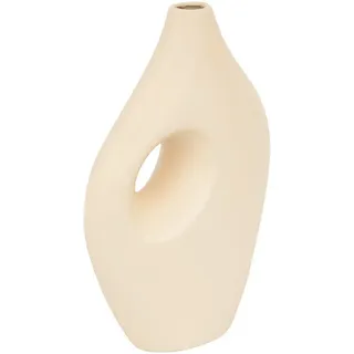 Atmosphera Créateur d'intérieur Keramikvase beige Keramik, 30 cm, Dekoration, Vasen, Keramikvasen