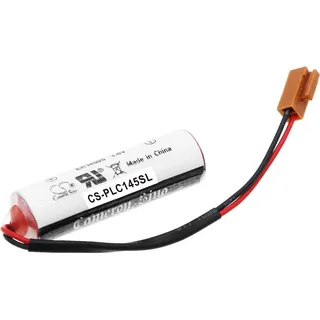 TECHTEK Akku Kompatibel mit [Toshiba] ER14500, ER6V, für [Mitsubishi] ER6V C4 Ersetzt ER14500, für ER6V, für ER6V C4 - Schwarz