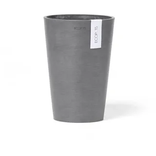 Ecopots Vase Pisa Grau 14 cm x 20 cm
