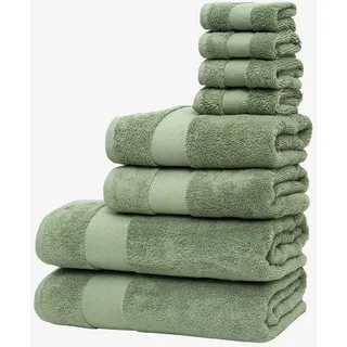 Wolkenfeld Handtuchset 8-tlg. grün