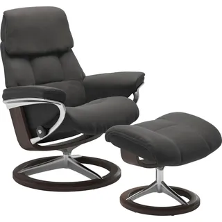 Stressless Relaxsessel Ruby Leder 78 x 100 x 76 cm Grau