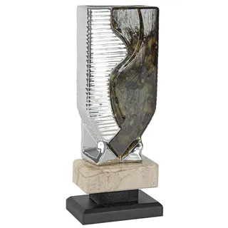 Art-Trophies AT11673 Keramik-Trophäe, für Erwachsene, Unisex, Silber/Grün, 23 cm