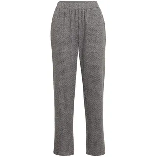 GOLDNER 2-in-1-Hose »Kurzgröße Kuschelige Flausch-Freizeithose«, grau