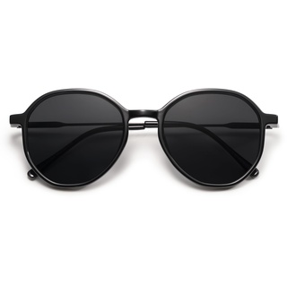 SOJOS Sonnenbrille Damen Rund,Retro Trendy Große Unisex Sonnenbrillen UV400 Schutz SJ2181