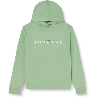 GANT Damen REG Printed Graphic Hoodie Kapuzenpullover, Seacrest Green, S