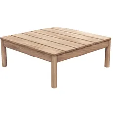 Fritz Hansen - Tradition - niedriger Outdoor Loungetisch aus FSC-Teak