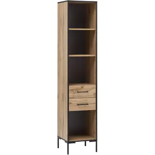 Schildmeyer Montana Aktenregal 40,2 x 39 x 194,2 cm Eiche-Landhaus Dekor