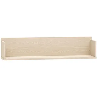 Feldmann-Wohnen Wandregal Mevel Wüstensand 90 / 20 / 20 cm , Braun , Holz , Rechteckig , 90x20x20 cm , Wohnzimmer, Regale, Wandregale