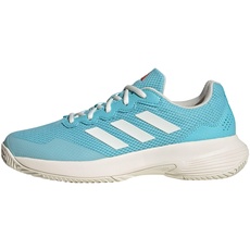 Bild Damen Gamecourt 2.0 Tennis Shoes Sneakers, Light Aqua/Off White/Bright red, 40 EU
