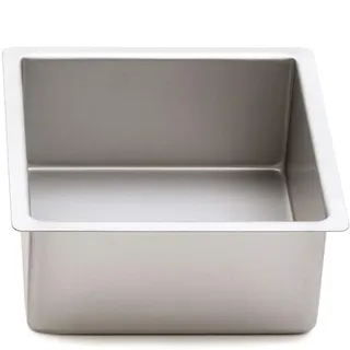 DECORA 0062608 Profi-BACKFORM QUADRATISCH AUS ELOXIERTEM Aluminium cm 35X35X10