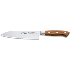 F. DICK Santoku, Küchenmesser, 1778 (Messer mit Klinge 17 cm, Double X VG12 Stahl, nichtrostend, 61° HRC) 81642175H, Schwarz