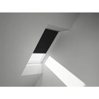 VELUX Verdunkelungsrollo uni schwarz elektrisch DML FK06 3009