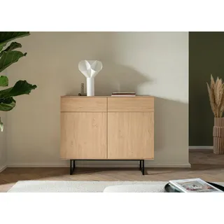 Home Affaire Sideboard »Lund, moderner Schrank, Kommode mit Kufengestell« ausreichend Stauraum, vielseitig einsetzbar, 115 cm breit, beige
