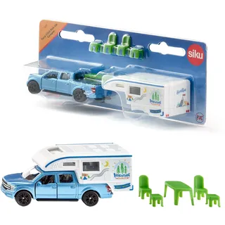 Siku 1693 - Ford F150 Pick-Up Camper blau/weiß 1:32