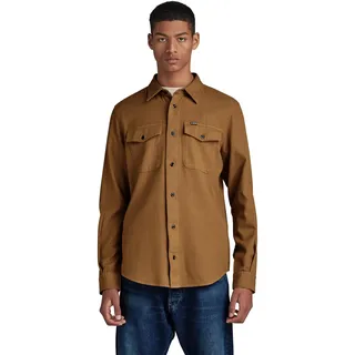 G-Star RAW Herren Marine Slim Hemd, Braun (Tobacco gd D20165-D454-G082), S
