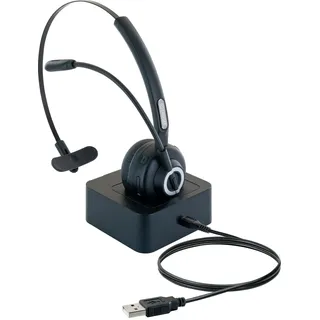 Mono Bluetooth 5.0 Headset mit 17h Akkulaufzeit, 150x180x48 mm