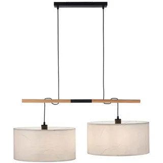 Hängeleuchte , Weiß , Metall, Papier , 44x120x107 cm , Lampen & Leuchten, Innenbeleuchtung, Hängeleuchten, Pendelleuchten