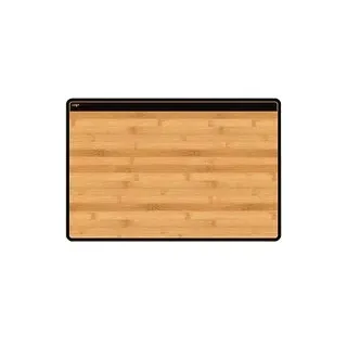 cep Schreibtischunterlage schwarz/bambus Kunststoff 58,5 x 38,5 cm, 1 St.