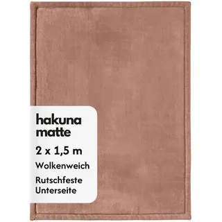 Hakuna Matte Wolkenweiche Spielmatte Baby 200x150x2,5cm, braun, Tatami Matte