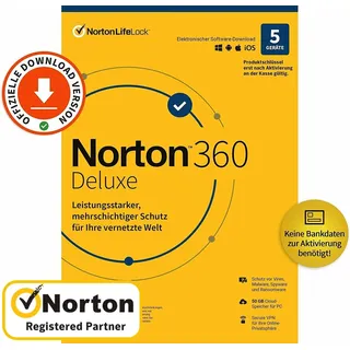 Norton Security Deluxe 3.0 5 Geräte ESD DE Win Mac Android iOS