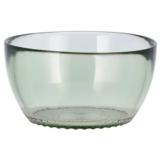 BITZ Kusintha Schale, Schüssel aus Glas, 12 cm, Grün