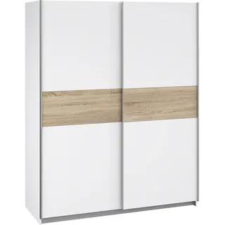 Forte Schwebetürenschrank Winnie 150 x 190 cm Dekor Weiß