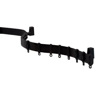 GARDINIA Vorhangschiene Flexline schwarz 350 cm