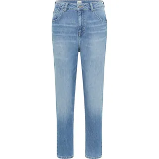 MUSTANG Damen Jeans Charlotte Tapered Fit - Blau - Light Blue Denim W26-W34, Größe:27W / 34L, Farbvariante:Light Blue Denim 5000-402