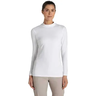 Craghoppers Nosilife Mock Neck Langarm-t-shirt - White - 38