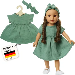 Heless Puppenkleid Salbeigrün (2424)