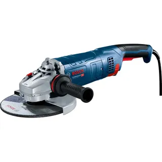 Bosch GWS 24-230 PZ inkl. Zweilochschlüssel, Aufnahmeflansch, Spannmutter, Schutzhaube, Zusatzhandgriff