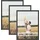 modern Schwarz 30x40 5er Set