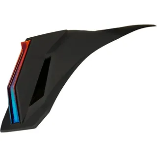 Icon AirformTM Helm-heckspoiler - Black / Red - One Size