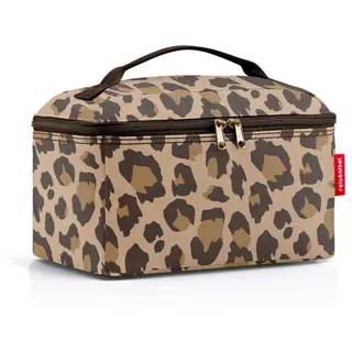 Reisenthel beautycase - quadratischer Kulturbeutel, Gepäckorganisator, Kosmetiktasche, Couleur:Leo Macchiato