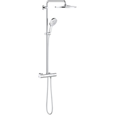 Bild von Rainshower SmartActive 310 Duschsystem mit Thermostatbatterie, Wandmontage, Antikalk-System, Sicherheitssperre bei 38°C), chrom,