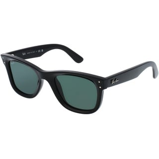 Ray Ban Ray-Ban RBR0502S Wayfarer reverse Damen-Sonnenbrille Vollrand Eckig Acetat-Gestell, Schwarz