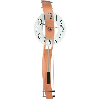 Hermle Uhrenmanufaktur Wanduhr, Holz, Buche, 80,5cm x 27cm x 11cm