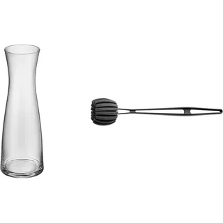 WMF Basic Ersatzglas für Wasserkaraffe 1l, Karaffe, Glaskaraffe ohne Deckel, Glas & Reinigungsbürste Kunststoff Länge 41cm spülmaschinengeeignet