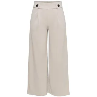 JDY Damen JDYGEGGO New Ancle Pants JRS NOOS Hose, Chateau Gray/Detail:Black Buttons, L