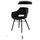 Stuhl Zaja Polyester schwarz
