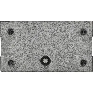 vidaXL Sonnenschirmständer Granit 25 kg Rechteckig Schwarz - Schwarz