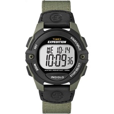 Timex Herren Expedition Volle Größe Digital CAT Grün/Schwarz Gemischte Material Armbanduhr T49993